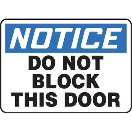 Accuform OSHA NOTICE SAFETY SIGN DO NOT MABR822XT MABR822XT